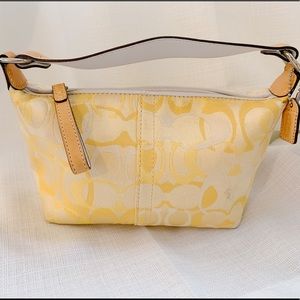 Coach Signature Small Satchel Make-up Bag